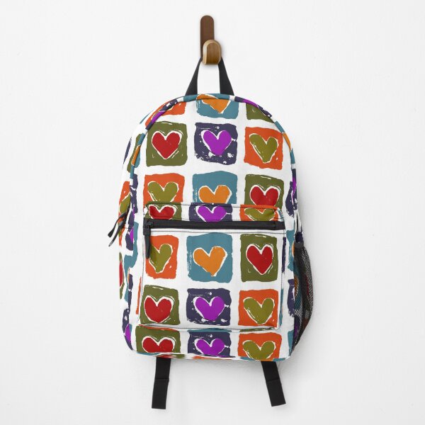 Item preview, 4 multicoloured hearts designed and sold by alisondexter.