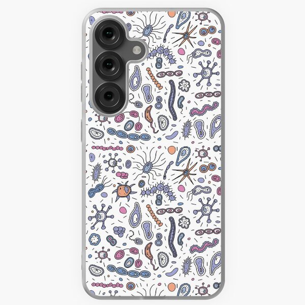 Vista previa del artículo con la obra «Bacterias lindas», diseñado y vendido por LabJunky.
