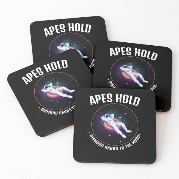 Item preview, Ape's Hold, Diamond hands to the moon Wallstreet Bets  designed and sold by SKilner.