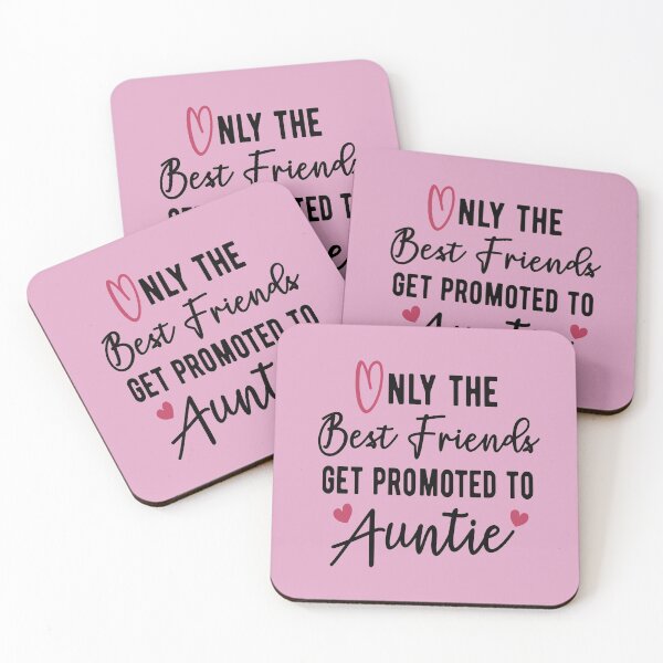 Item preview, Only the best friends get promoted to auntie designed and sold by byzmo.