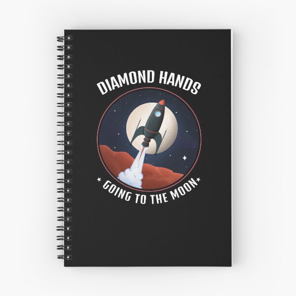 Item preview, Retail traders Diamond hands going to the moon designed and sold by SKilner.
