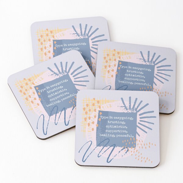 Item preview, Enneagram Type 5 Five Personality Test Myers Briggs Watercolor Stars Celestial Pink Lilac designed and sold by BohoStudio.
