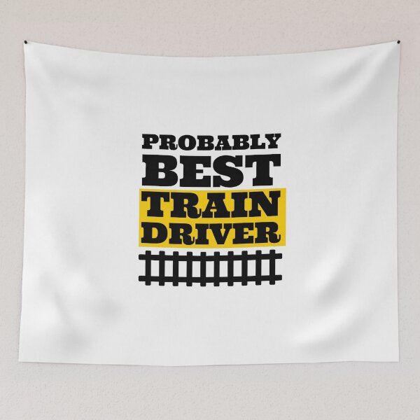 Item preview, Probably best train driver train driving t shirt  designed and sold by Tropical Blood.
