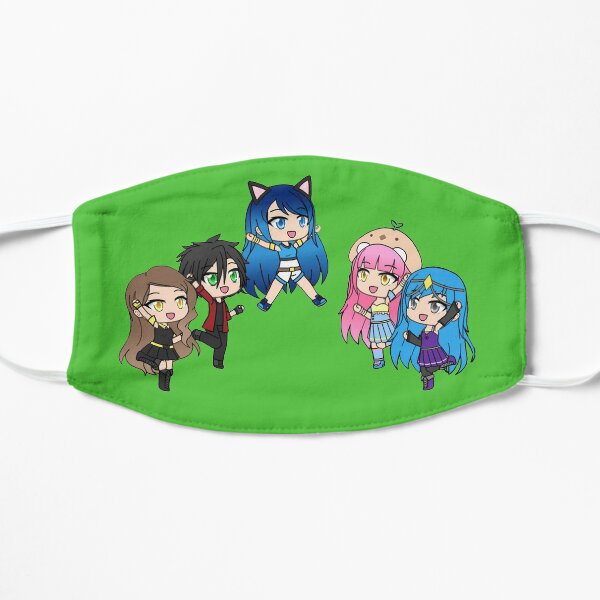 Its Funneh Minecraft Face Masks Redbubble - itsfunneh roblox family ep 3