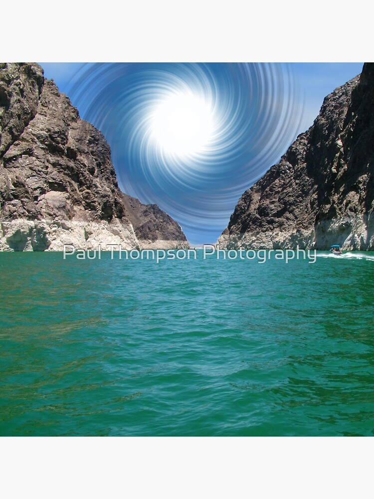 "Lake Mead Vortex, Las Vegas" Sticker for Sale by tommysphotos Redbubble