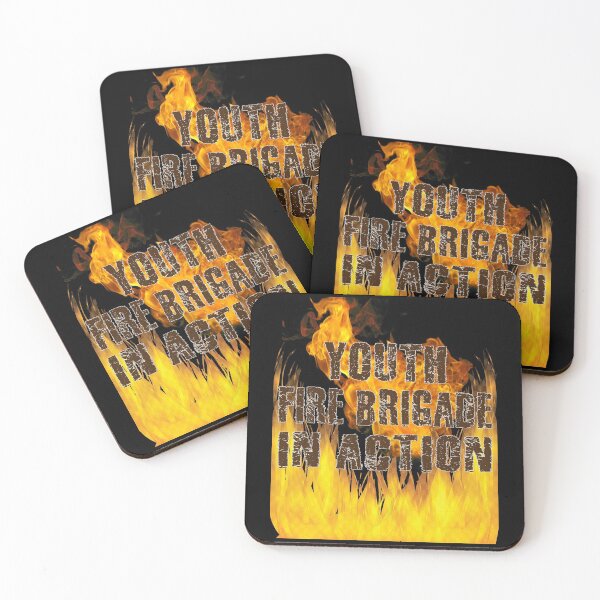 Item preview, Youth Fire Brigade In Action! Fire Motif designed and sold by Zuepfelmuetzen.