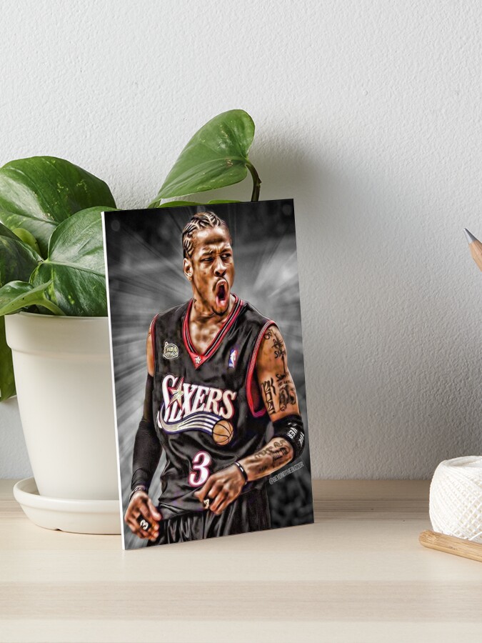 Allen Iverson Wallpaper  Art Board Print for Sale by javasreiki24