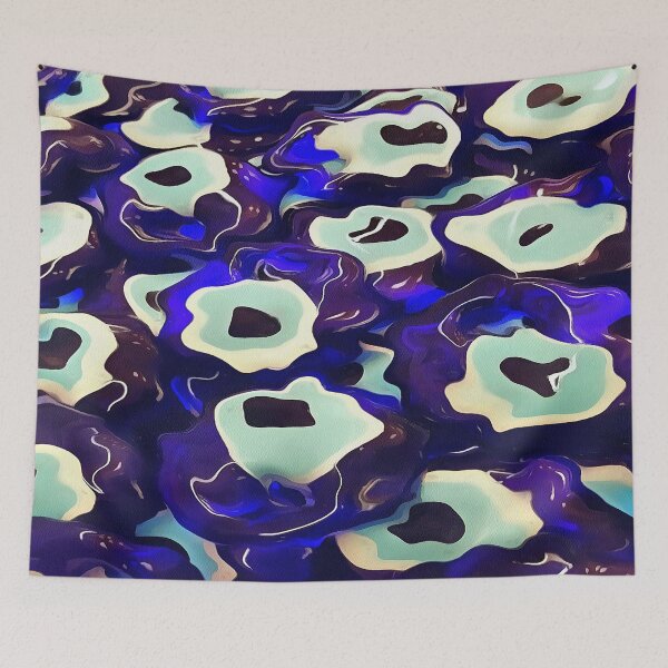Item preview, Turkish Boncuk Eye Shaped Amulet Bizarre Art designed and sold by taiche.