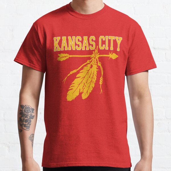 Kc Chiefs Retro Graphic Red Yellow Black T-shirt