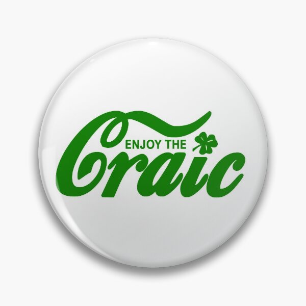 Item preview, Enjoy The Craic Green Shamrock Irish St Patricks Day designed and sold by PY Tees.