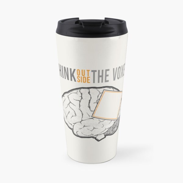 Think Outside the Voxel Travel Mug