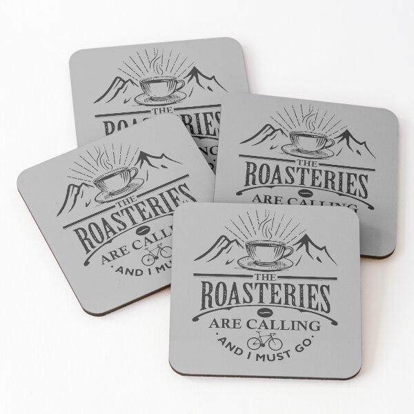Item preview, The Roasteries are Calling And I Must Go - Coffee & Cycling Cool Hipster designed and sold by JinxWhaleDesign.