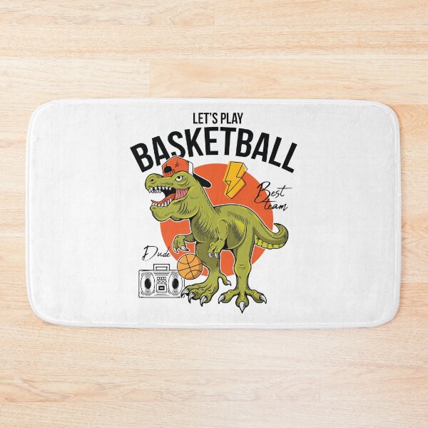 Item preview, Eighties Basketball Ghetto Blaster Dinosaur Predator designed and sold by ozunu.