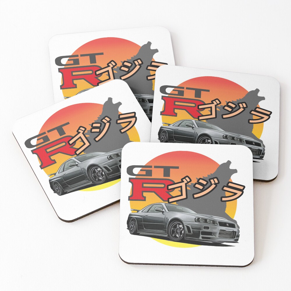 Item preview, Coasters (Set of 4) designed and sold by OnlyJDMshop.