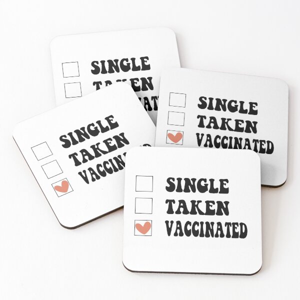 Item preview, Single Taken Vaccinated designed and sold by RedJazz.