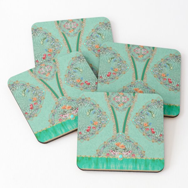 Item preview, flowers geometric baroque designed and sold by victoriaarend.