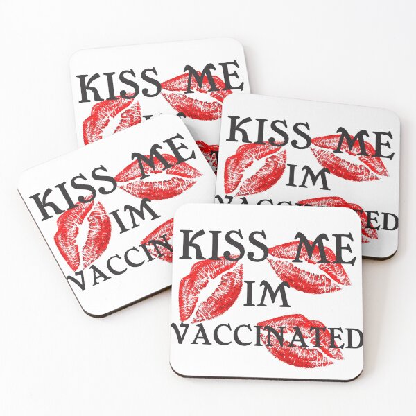 Item preview, Kiss me im vaccinated designed and sold by GOTOCREATE.