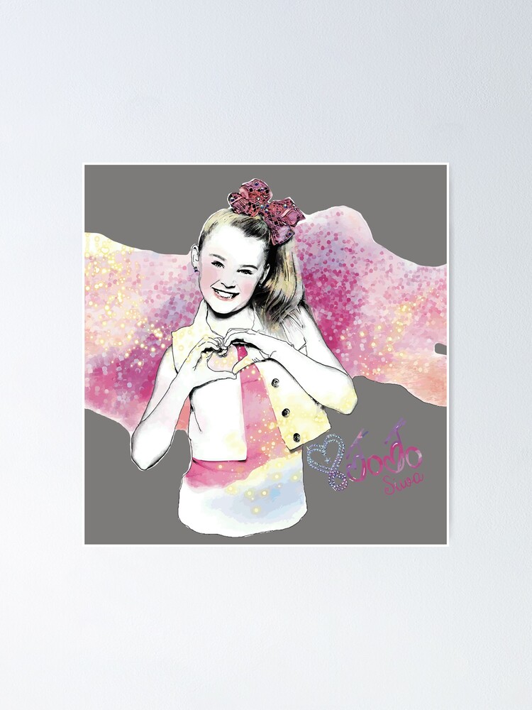 Jojo Siwa Smile Poster By Kattiejerde Redbubble 