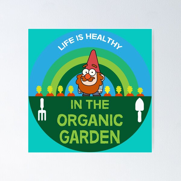 Item preview, Organic Gardening Gifts - Green Fingers - Organic Veg - Garden Gnomes designed and sold by happygiftideas.