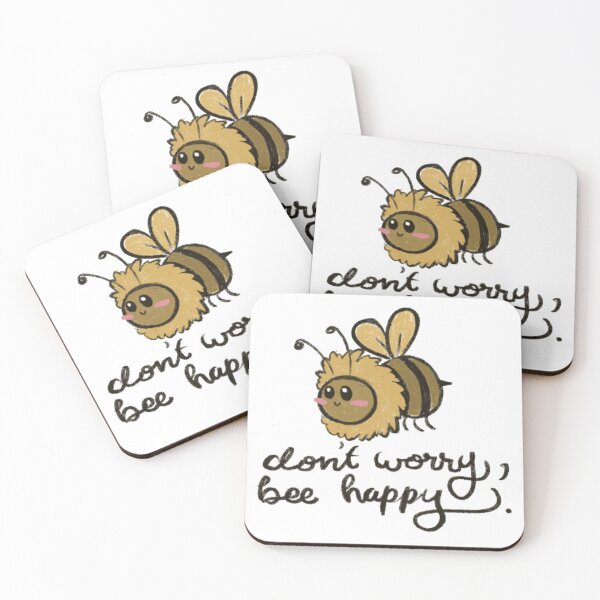 Item preview, Don’t Worry, Bee Happy. designed and sold by natabaccahon.