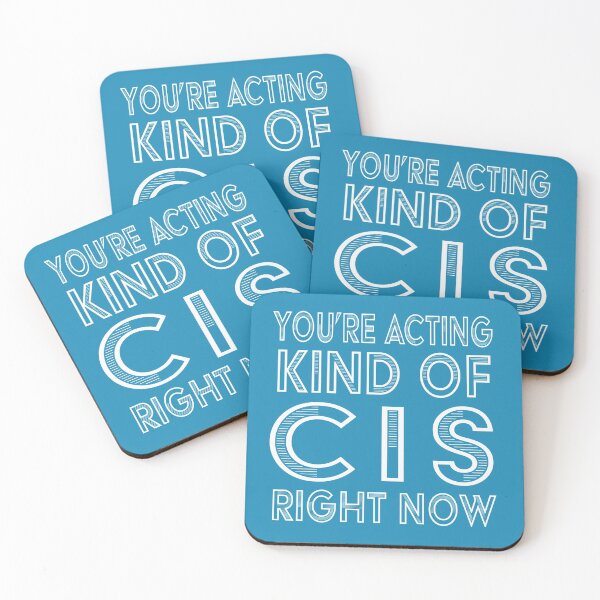 Item preview, Acting Kind Of Cis - Funny Design for Nonbinary People - Cisgender Joke - Gender Theory designed and sold by SteamParliament.