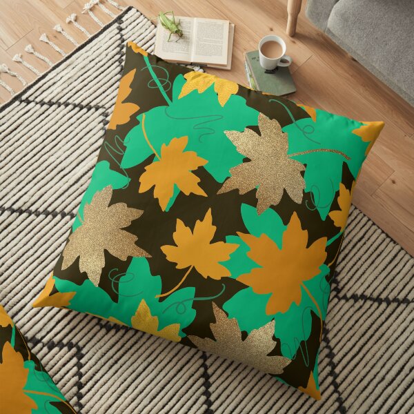 Solid Gold Floor Pillow