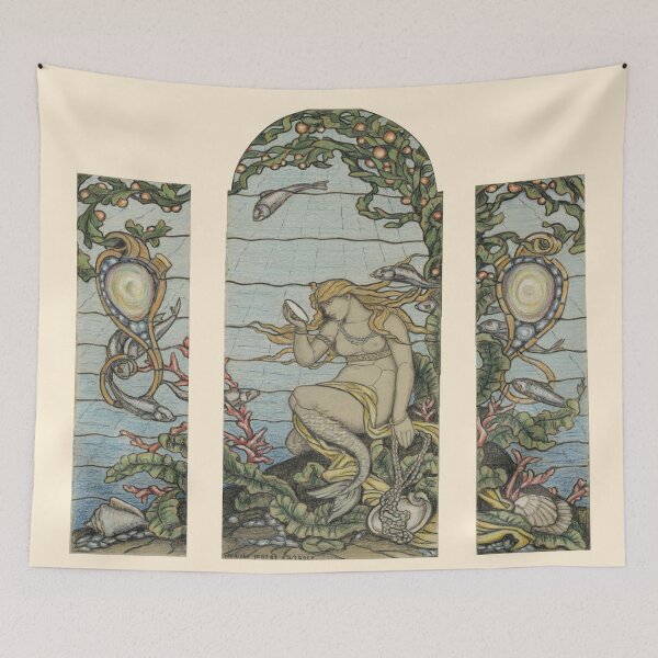 Item preview, Mermaid Stained Glass designed and sold by LaRanchera.