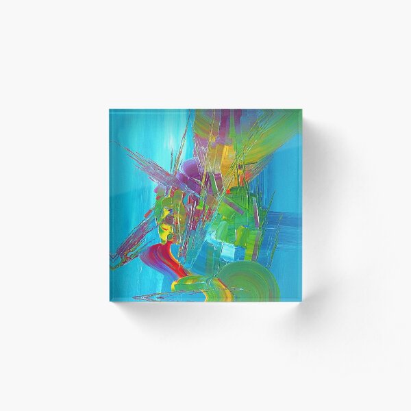 Le marchand d eventails Bloc acrylique