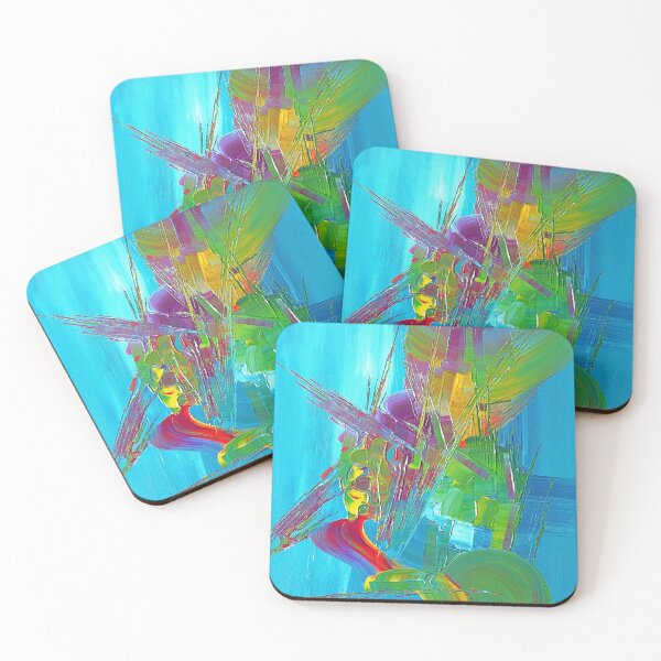 Le marchand d eventails Dessous de verre (lot de 4)
