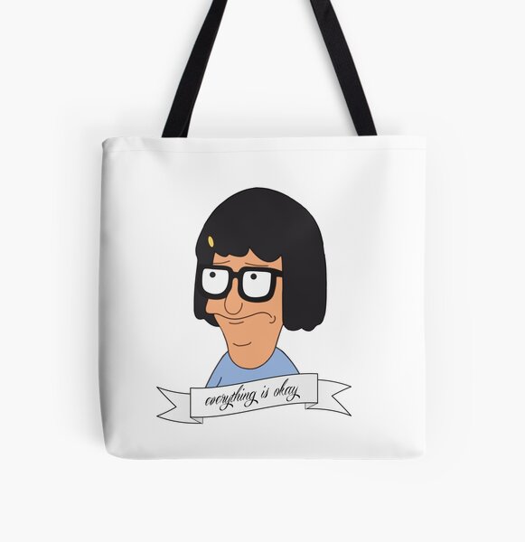 Bobs Burgers Mr. Fischoeder TOTE BAG Tote Bag Belcher -  Israel