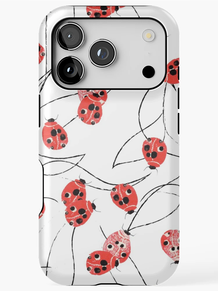 Thumbnail 1 of 4, iPhone Case, Ladybug pattern designed and sold by BasicClear.