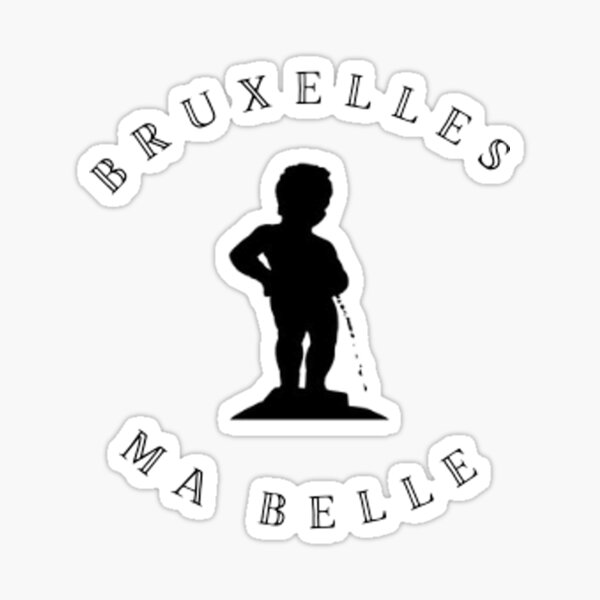 Vista previa del artículo con la obra «Bruxelles Ma Belle», diseñado y vendido por jofr.