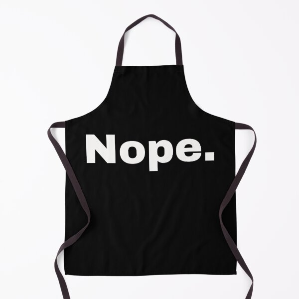 Item preview, Nope. Sarcastic statement and minimalist design for the reserved designed and sold by Text-N-Typo.