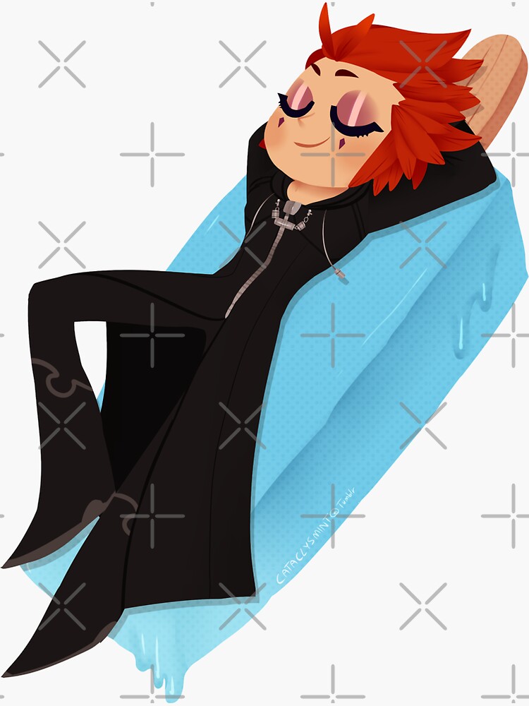 "Axel on Ice Cream" Sticker by MintySkulls Redbubble