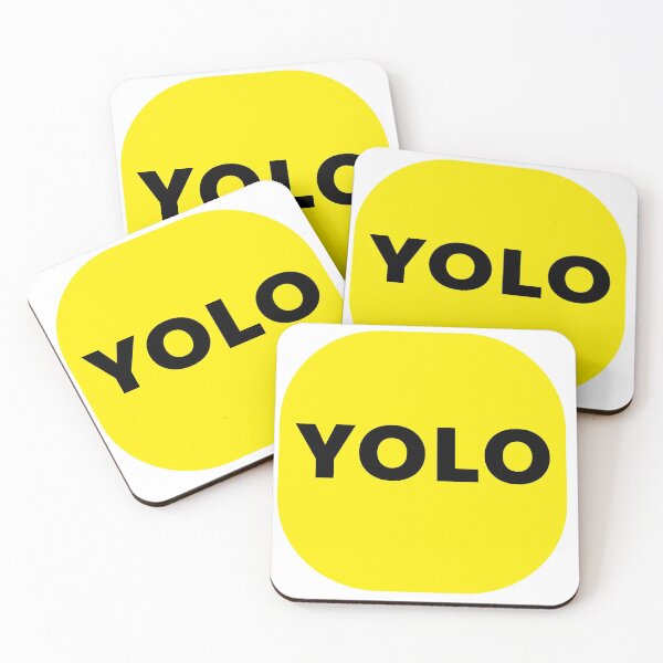 Item preview,  YOLO YOU ONLY LIVE ONCE App Button designed and sold by Form-2-idea.