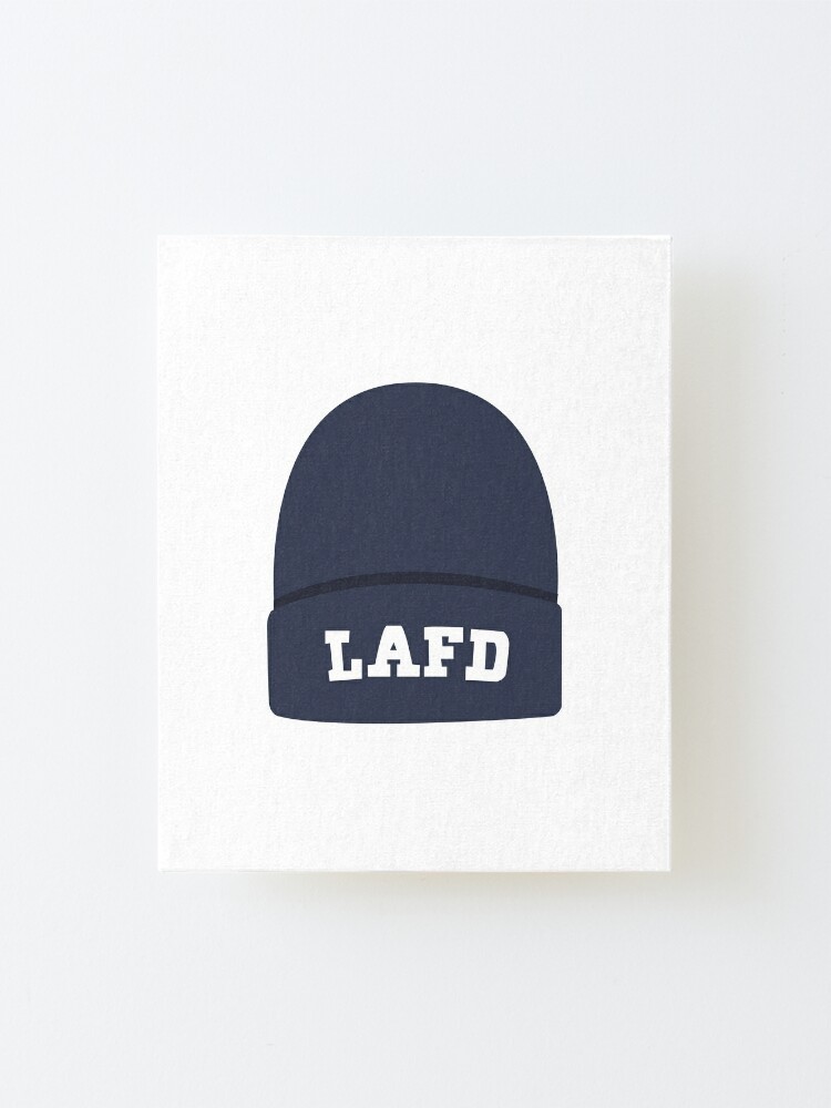 quackity lafd beanie blue