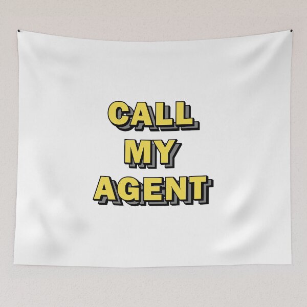 Item preview, Call My Agent  designed and sold by VikiQuick.