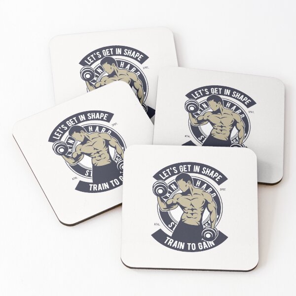 Item preview, Let's get in shape, Train To Gain designed and sold by WigglyLine.