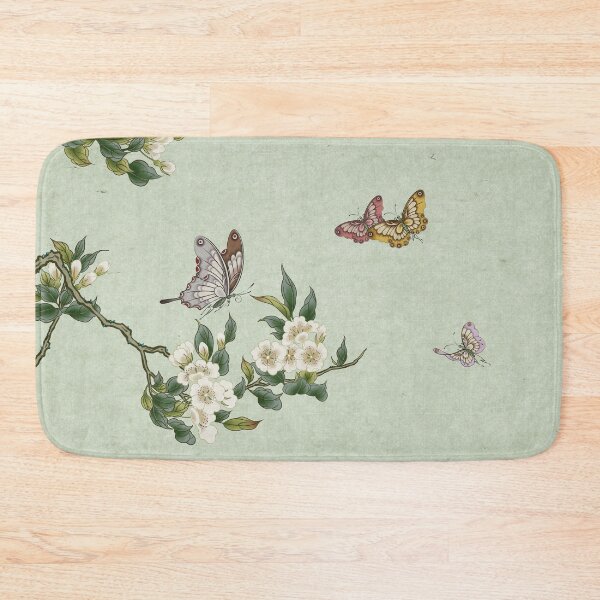 Item preview, Pear flowers and butterflies type C - Minhwa : Koreafolkpainting designed and sold by minsillust.