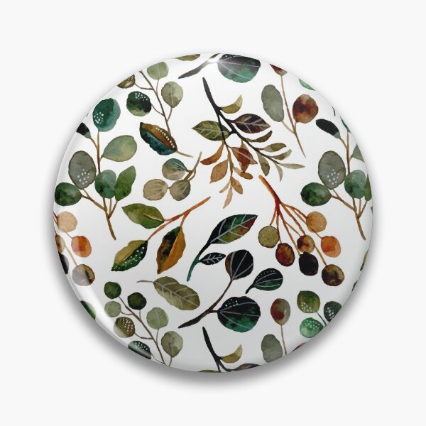 Artikelvorschau, Woodland Foliage, Watercolor Leaves Pattern entworfen und verkauft von meggydesigns.