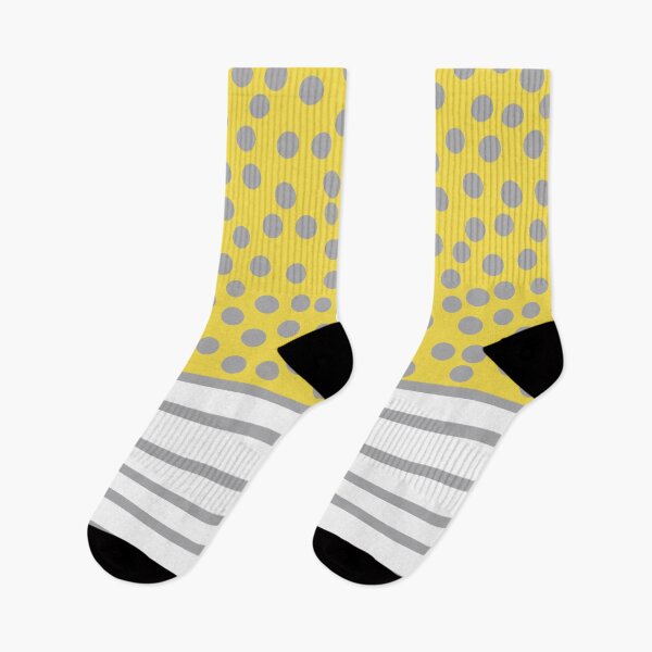 Item preview, Yellow and grey spots and stripes pattern designed and sold by SJAPhoto.