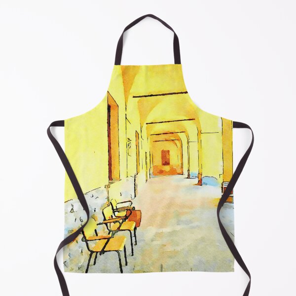 Item preview, Istituto Emiliani: three chairs on the porch of the cloister designed and sold by Giuseppe Cocco.