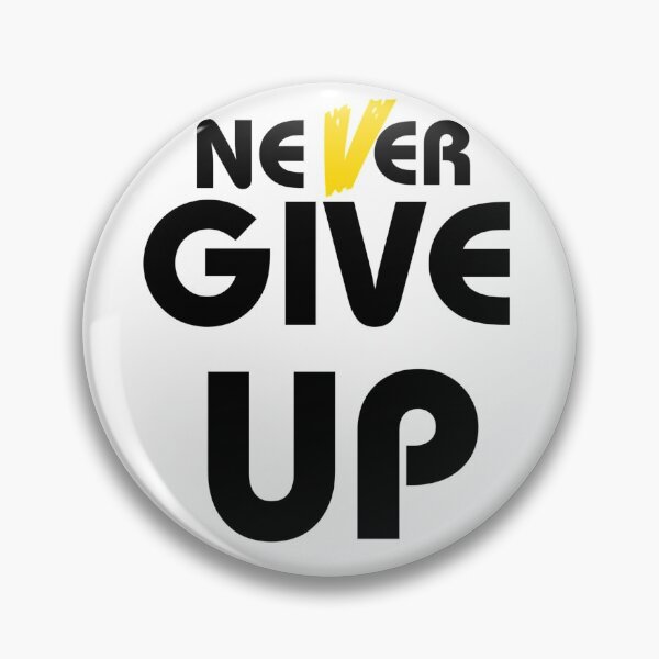 Item preview, Never Give Up designed and sold by PabloBasma.