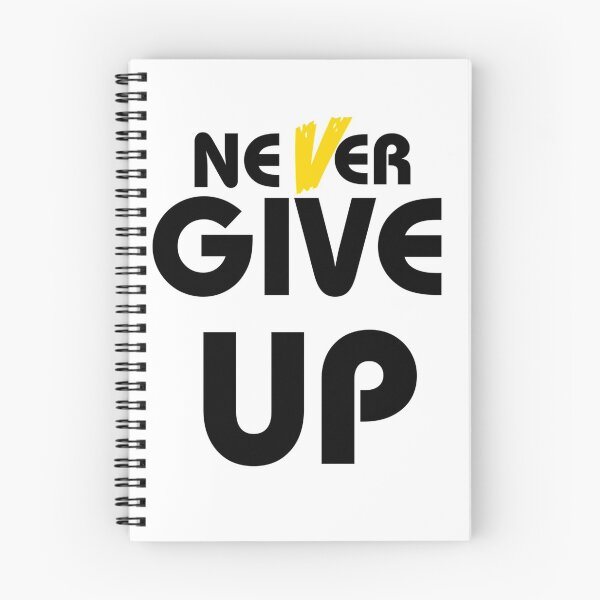 Item preview, Never Give Up designed and sold by PabloBasma.