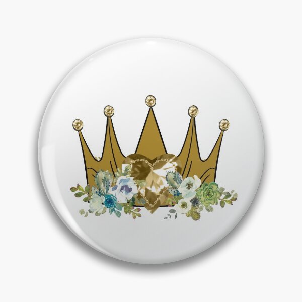 Item preview, REDDISH BROWN, TEAL,FIRE, TIMES UP, CROWN designed and sold by wildwhimsical.