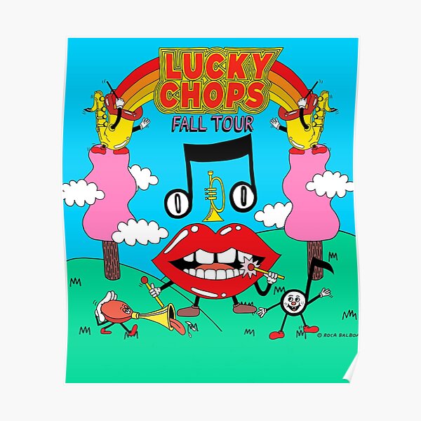 "Lucky Chops" Poster for Sale by anisaprillia48 Redbubble