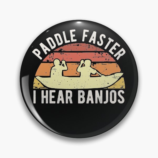 Item preview, Paddle Faster I Hear Banjos Vintage Funny Banjo Gifts for Men Women Kayak Canoe Rafting Lover designed and sold by alenaz.