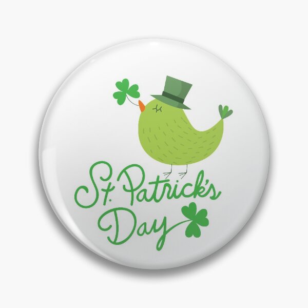 Item preview, Happy St Patricks Day Bird Clover Hat designed and sold by PY Tees.