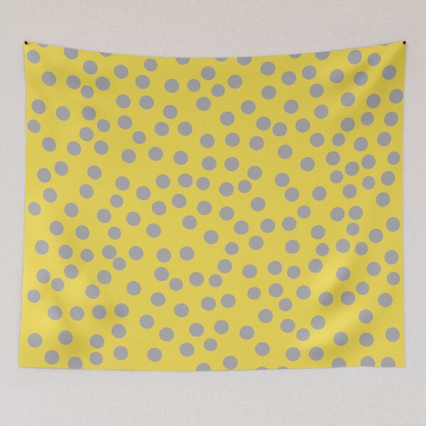 Item preview, Yellow and grey spotty pattern designed and sold by SJAPhoto.