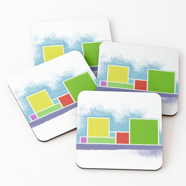 Item preview, The City of Multycolor Squares "A" designed and sold by Istvan Ocztos.